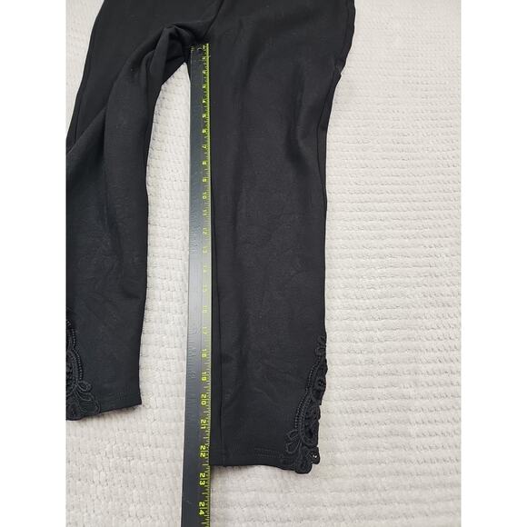 Nygard Luxe Slims Leggings Womens Medium 10/12 Black Pull On Stretch - Picture 2 of 8